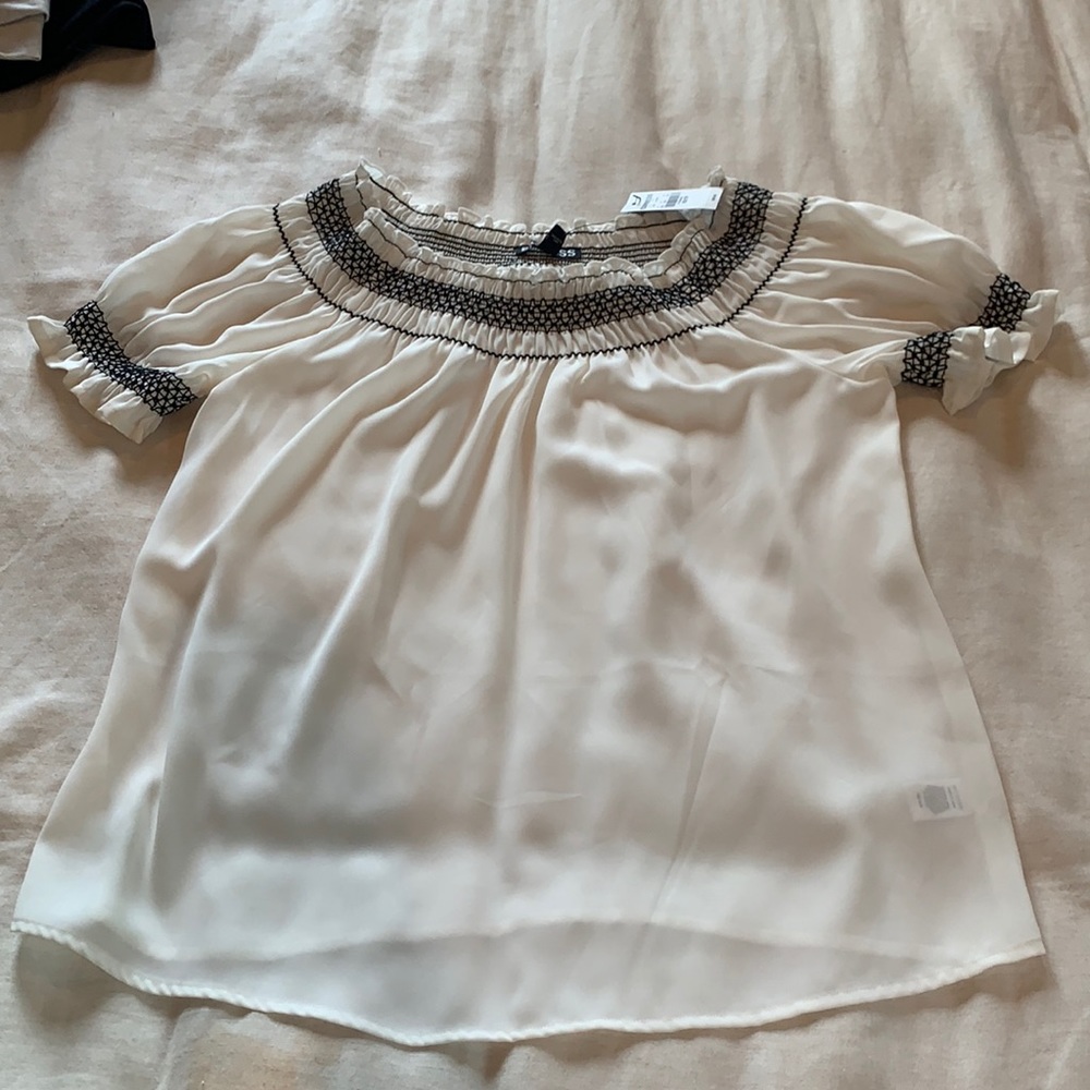 Express off the shoulder blouse.